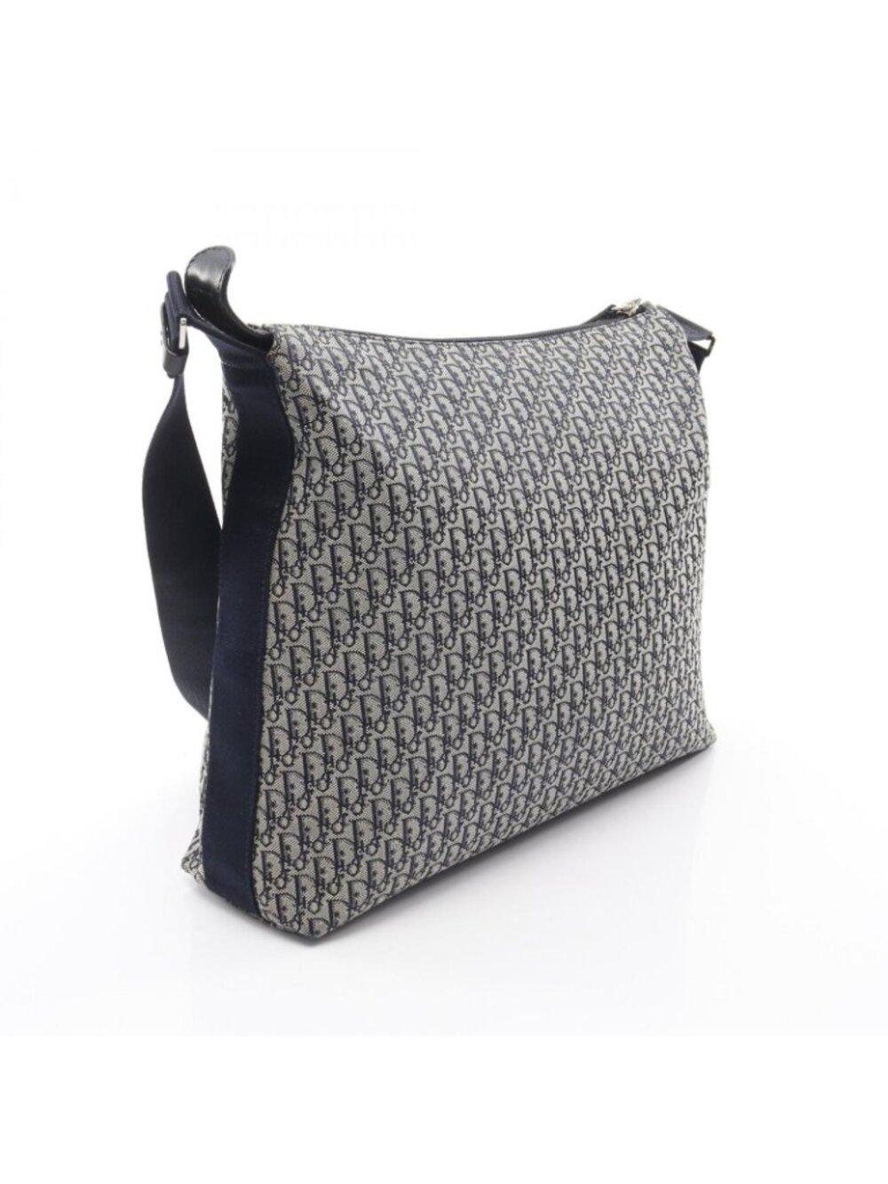 Dior Shoulder Bag Trotter Navy Canvas - Picture 2 of 7
